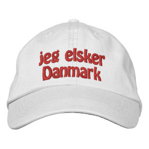 Gorra Bordada Jeg Elsker Danmark