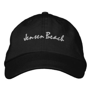 Gorra Bordada Jensen Beach Florida: Sombrero de Béisbol Embrogad