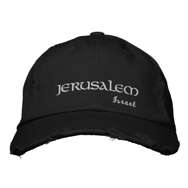 Gorra Bordada Jerusalén Israel (Anverso)