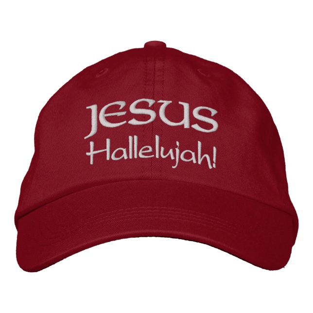 Gorra Bordada Jesús (Anverso)