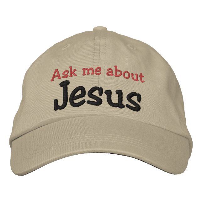 Gorra Bordada Jesús (Anverso)