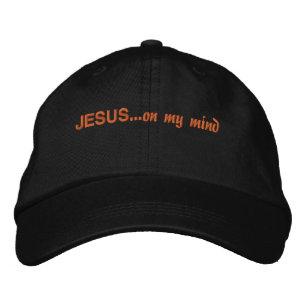Gorra Bordada Jesús en mi mente...Cita Bíblica Personalízala