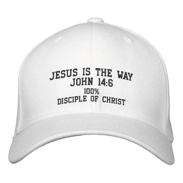 Gorra Bordada Jesús Es La Manera En Que Los Ministerios Tienen U (Anverso)