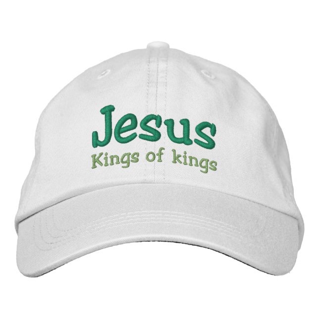 Gorra Bordada Jesús Rey de reyes (Anverso)