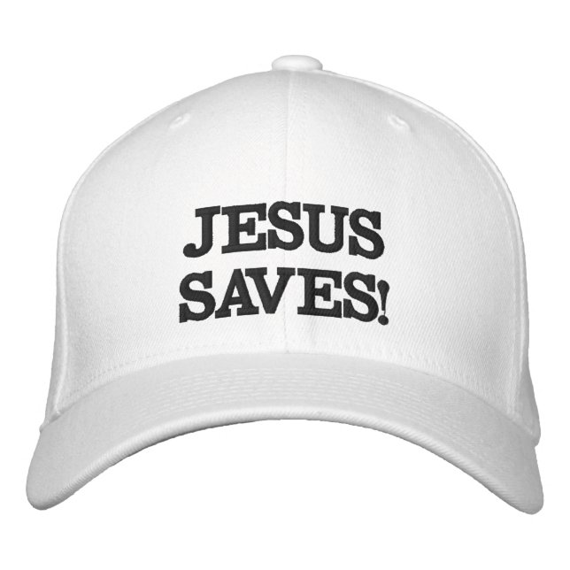 Gorra Bordada ¡Jesús Salva! (Anverso)