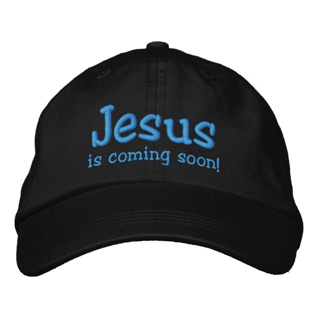 Gorra Bordada ¡Jesús viene pronto! (Anverso)