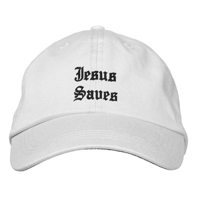 Gorra Bordada JesusSaves (Anverso)