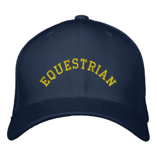 Gorra Bordada Jinete De Caballo Con Nombre Personalizado