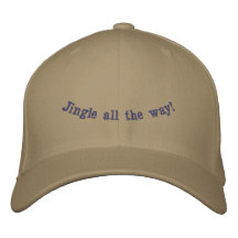 Jingle All The Way Front - MC Back Khaki Flexfit