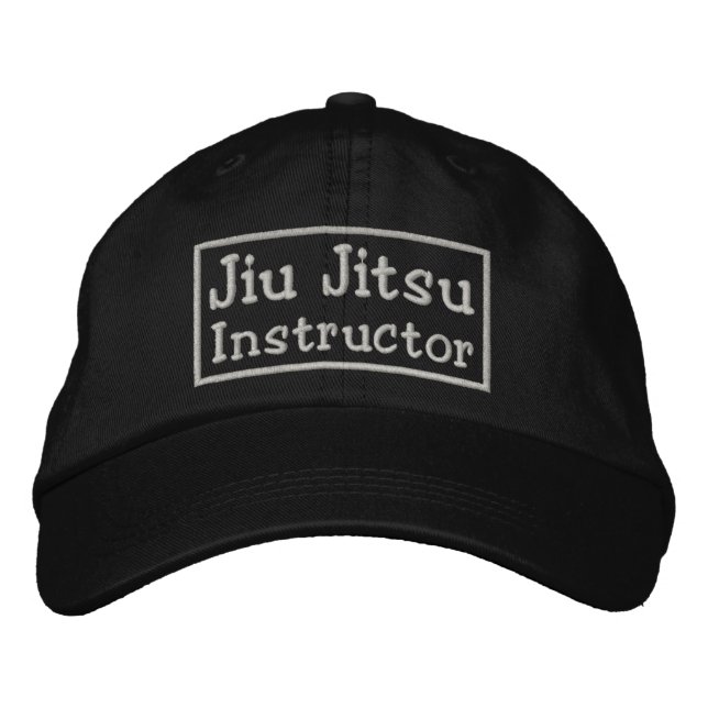 Gorra Bordada Jiu Jitsu Instructor (Anverso)