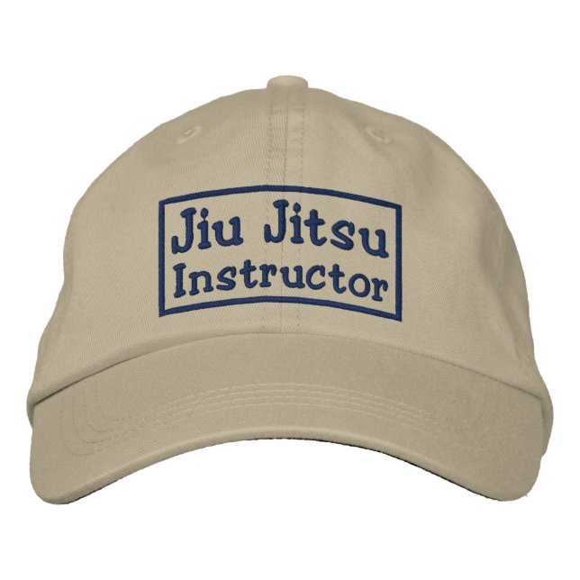 Gorra Bordada Jiu Jitsu Instructor (Anverso)