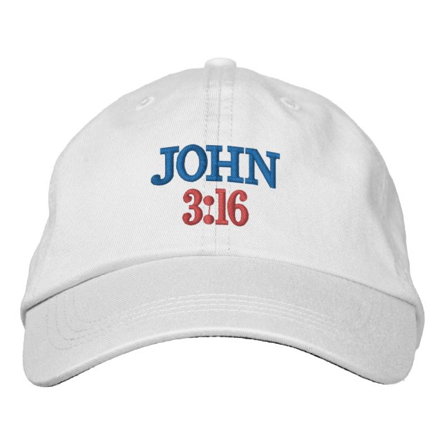 GORRA BORDADA JOHN 3:16 CAP (Anverso)