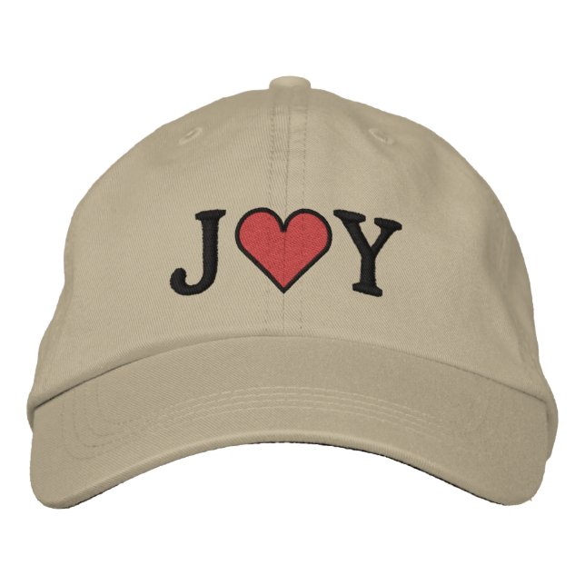 GORRA BORDADA JOY (Anverso)
