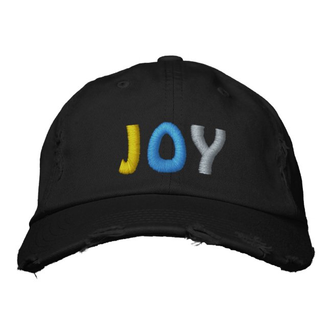 Gorra Bordada JOY Guay Word Imprimir (Anverso)