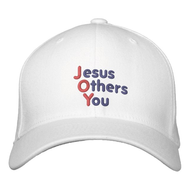 Gorra Bordada JOY Jesus Otros Personalizares (Anverso)