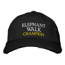 Gorra Bordada Juego de bebidas de la escuela deportiva ELEPHANT
