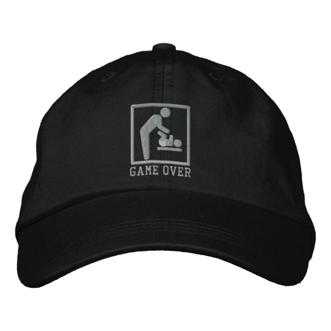 Gorra Bordada Juego sobre papá (Anverso)