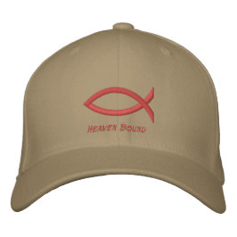 Gorra Bordada Kahki Christian Fish