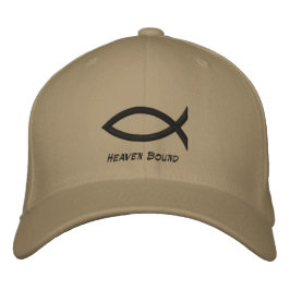 Gorra Bordada Kahki Christian Fish