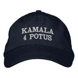 GORRA BORDADA KAMALA 4 POTUS