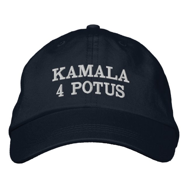 GORRA BORDADA KAMALA 4 POTUS (Anverso)