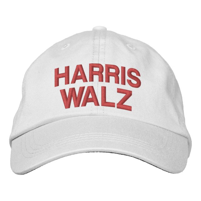 Gorra Bordada Kamala Harris Tim Walz 2024 (Anverso)
