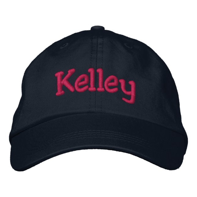 Gorra Bordada Kelley Embroidered Béisbol Cap Navy Hot Pink (Anverso)