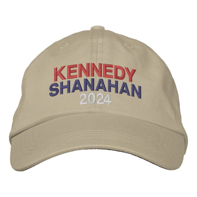 GORRA BORDADA KENNEDY RFK JR SHANAHAN 2024 (Anverso)