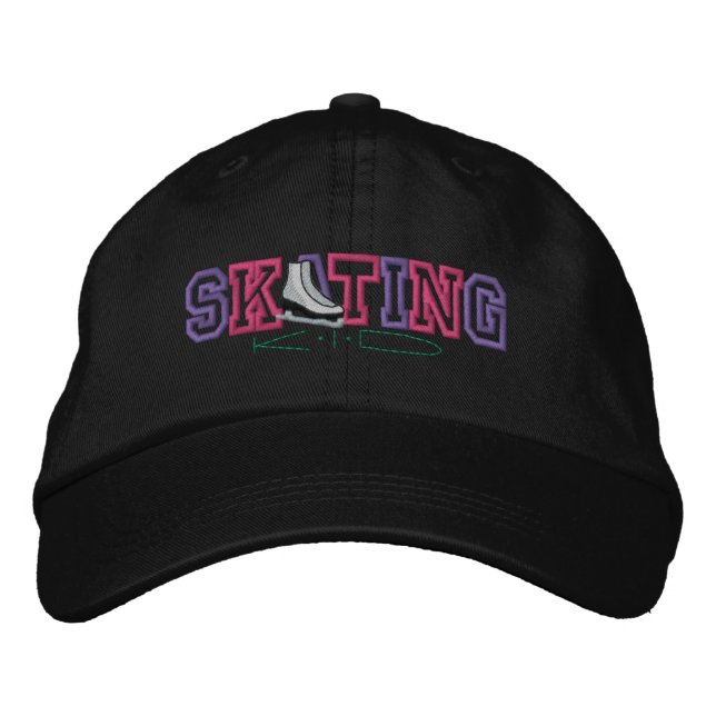 Gorra Bordada Kid de patinaje (Anverso)