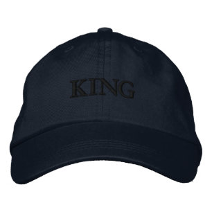 Gorra Bordada KING Embroidado-Gorras Handsome Visor KING texto