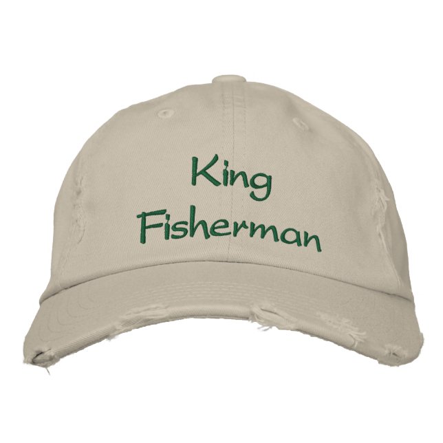 Gorra Bordada King Fisherman (Anverso)