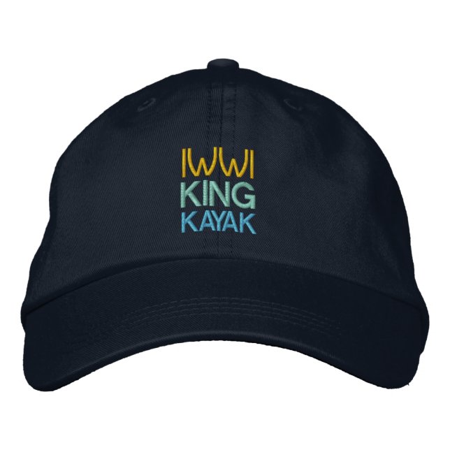 Gorra Bordada KING KAYAK cap (Anverso)
