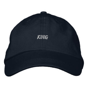 Gorra Bordada KING Navy-Gorra perfecto para cualquier ocasión Ho