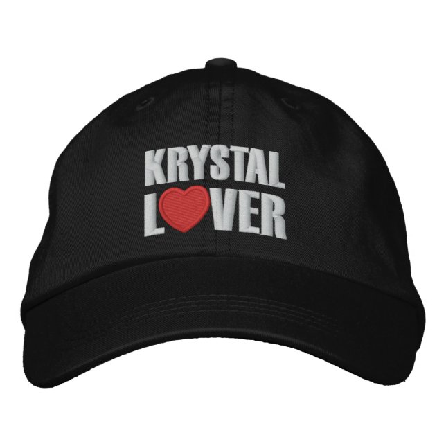 Gorra Bordada Krystal Lover (Anverso)