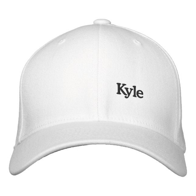 Gorra Bordada Kyle Embroidered Mans Name, (Anverso)