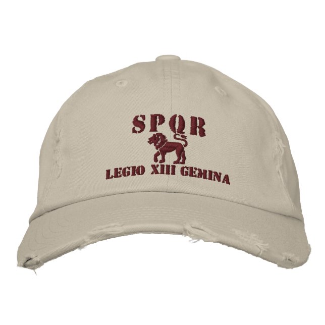 Gorra Bordada La 13ª Legión Gemina de Julio César (Anverso)