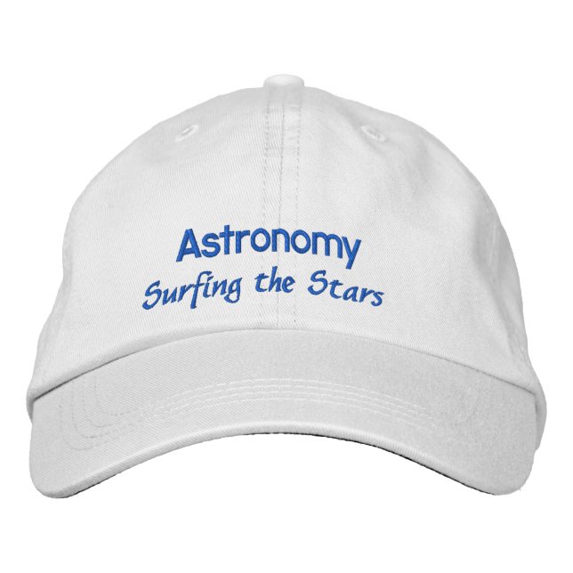 Gorra Bordada La astronomía en el surf de las estrellas (Anverso)