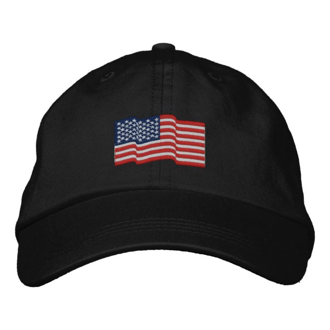 Gorra Bordada La bandera de los Estados Unidos de América tira l (Anverso)
