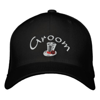 Gorra Bordada La cubierta bordada del elegante Groom