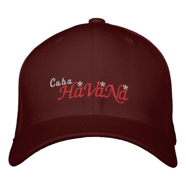 Gorra Bordada La Habana - Cuba (Anverso)