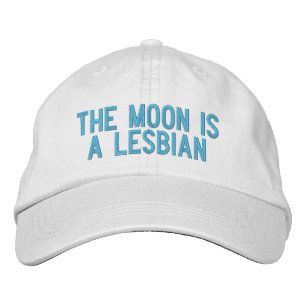 Gorra Bordada La luna es una lesbiana