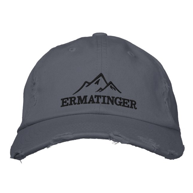 Gorra Bordada La montaña escalando Ermatinger (Anverso)