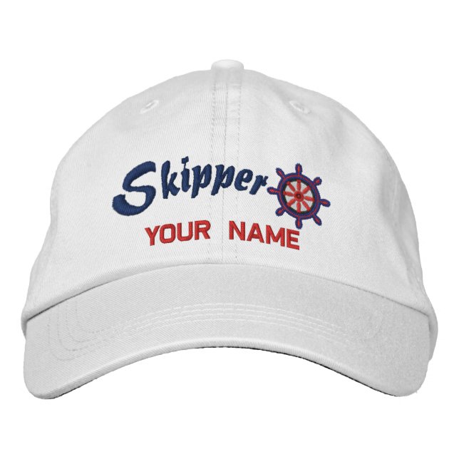 Gorra Bordada ¡La rueda SKIPPER la personaliza! Normal (Anverso)