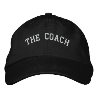 Gorra Bordada La tapa borrosa ajustable básica del Coach Black