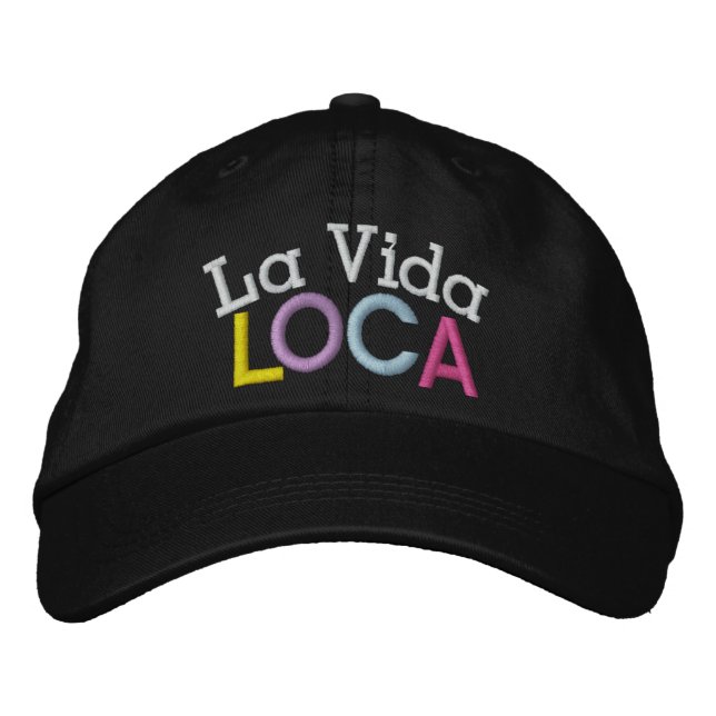 Gorra Bordada La vida de CrAzY ... : ) de SRF (Anverso)
