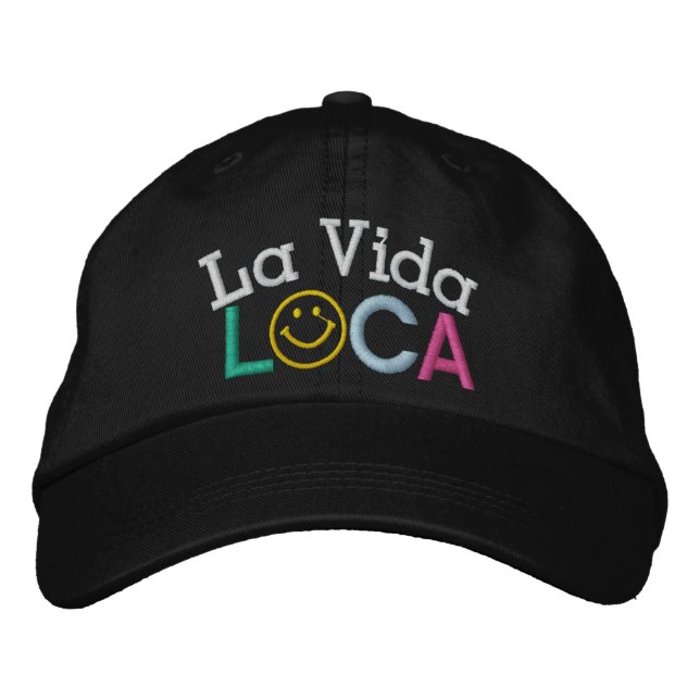 Gorra Bordada La vida de CrAzY ... : ) de SRF (Anverso)