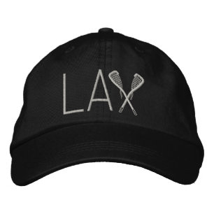 Gorra Bordada Lacrosse LAX Embroidered Lacrosse Sticks Cap