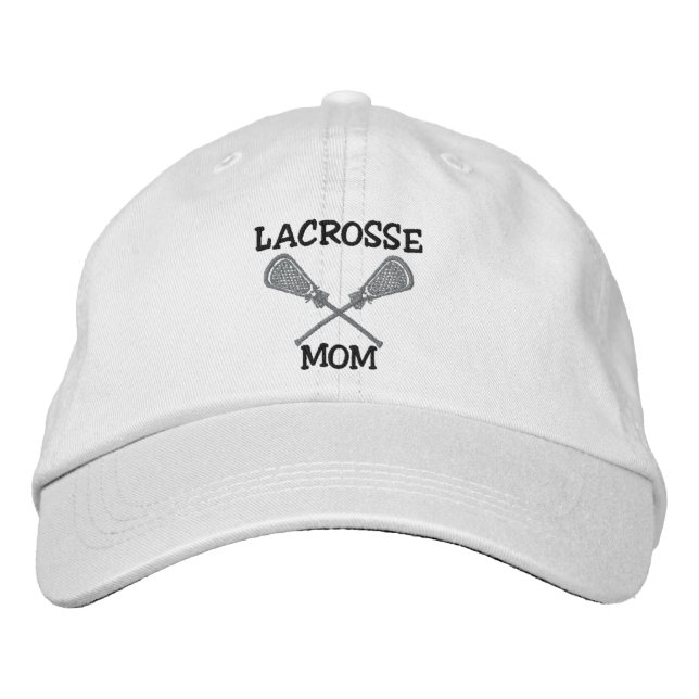 Gorra Bordada Lacrosse Mom Embroidered Cap (Anverso)