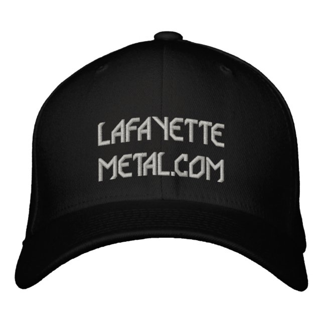 GORRA BORDADA LAFAYETTEMETAL.COM CAP (Anverso)