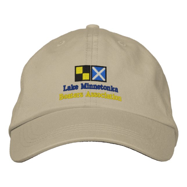 Gorra Bordada Lago Minnetonka, Asociación de Barcos (Anverso)